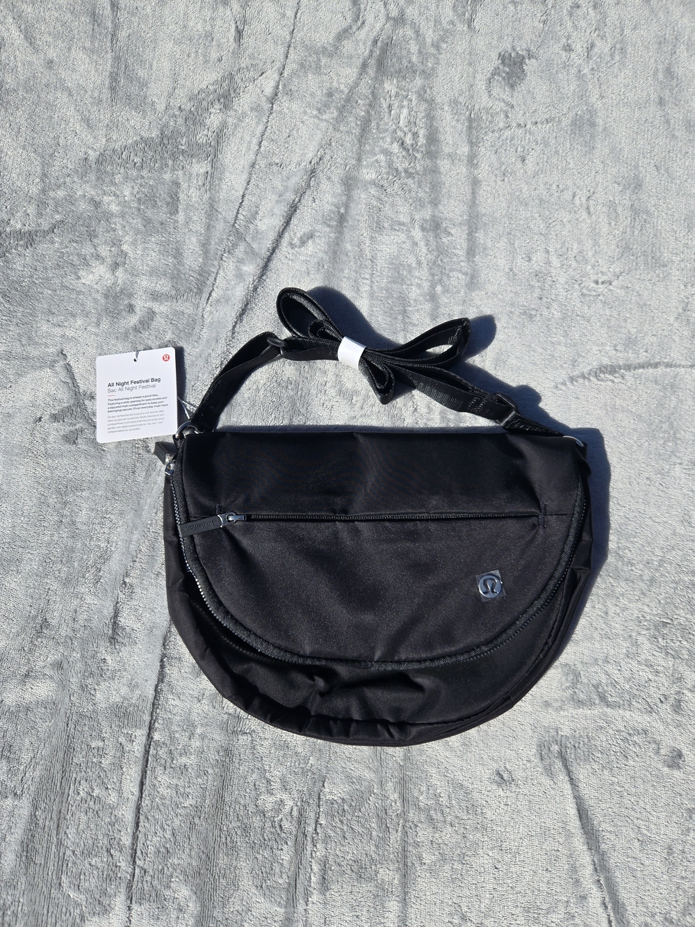 lululemon All Night Festival 5L Black With Silver Hardware